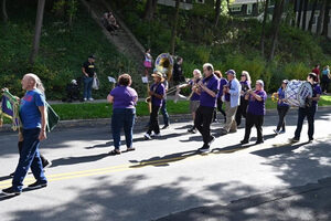 Unity Street Band marches around CNY, incorporating new players and professional musicians into the group. The band emphasizes individuality, allowing every member to be themselves
